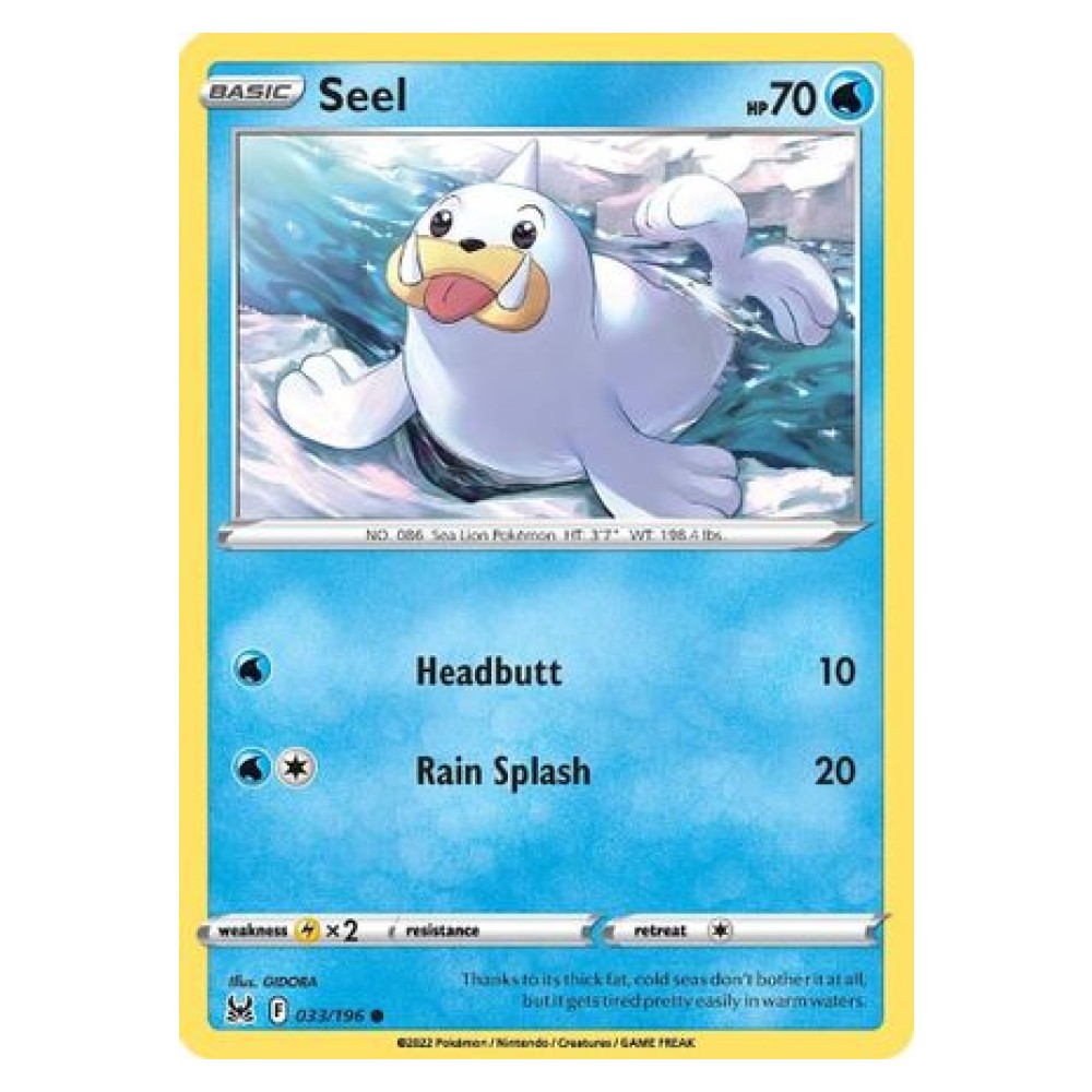 Seel - 033/196 Seel [Headbutt | Wave Splash] - 033/196