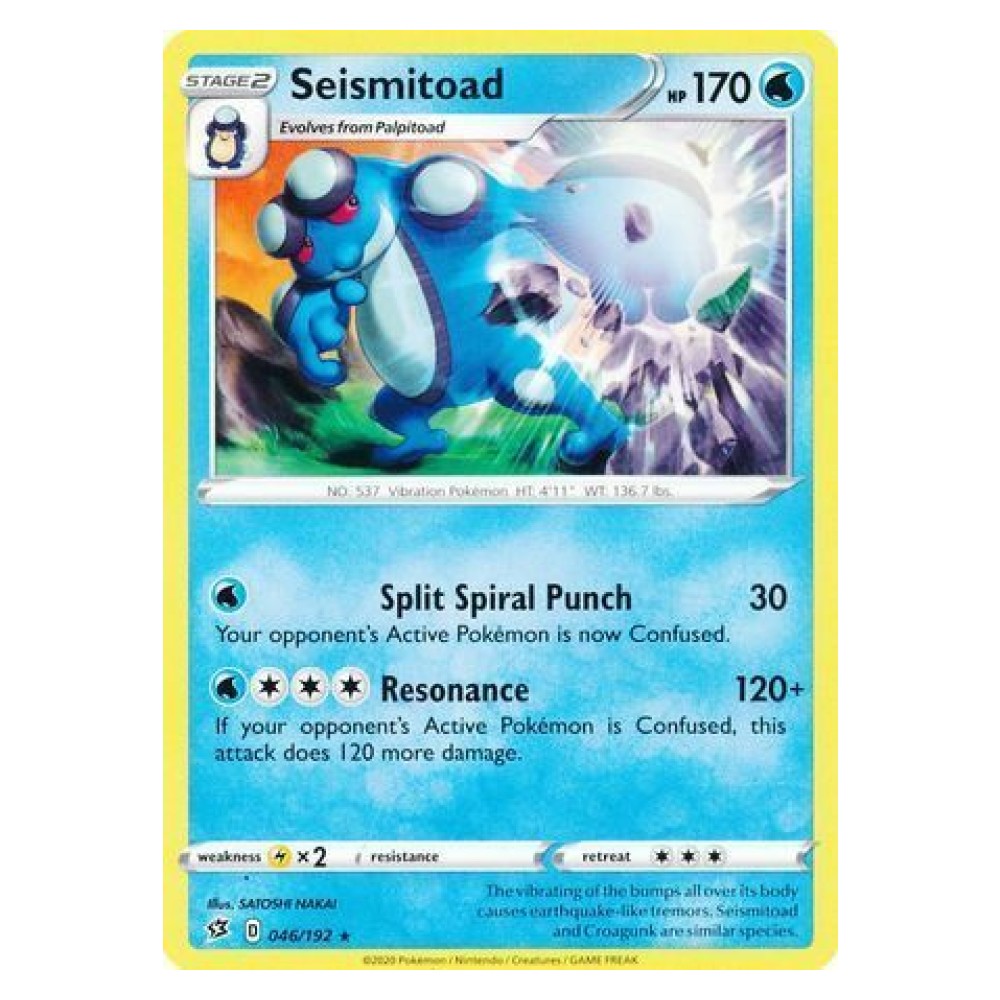Seismitoad - 046/192 Seismitoad [Split Spiral Punch | Resonance] - 046/192