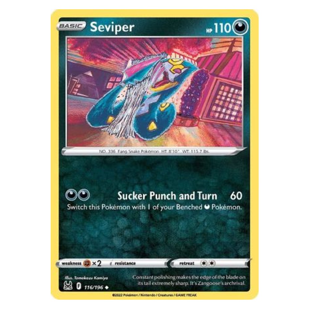 Seviper - 116/196 Seviper [Sucker Punch and Turn] - 116/196