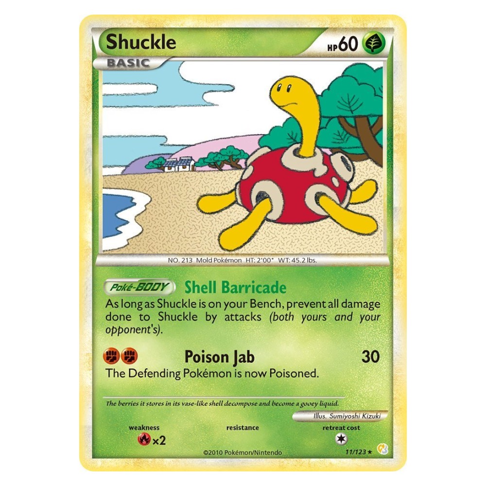 Shuckle - Holo Rare 11/123 