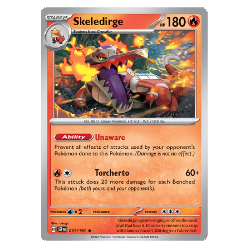 Skeledirge - 031/191 Skeledirge [Burning Song | Blaze Shout] - 031/191