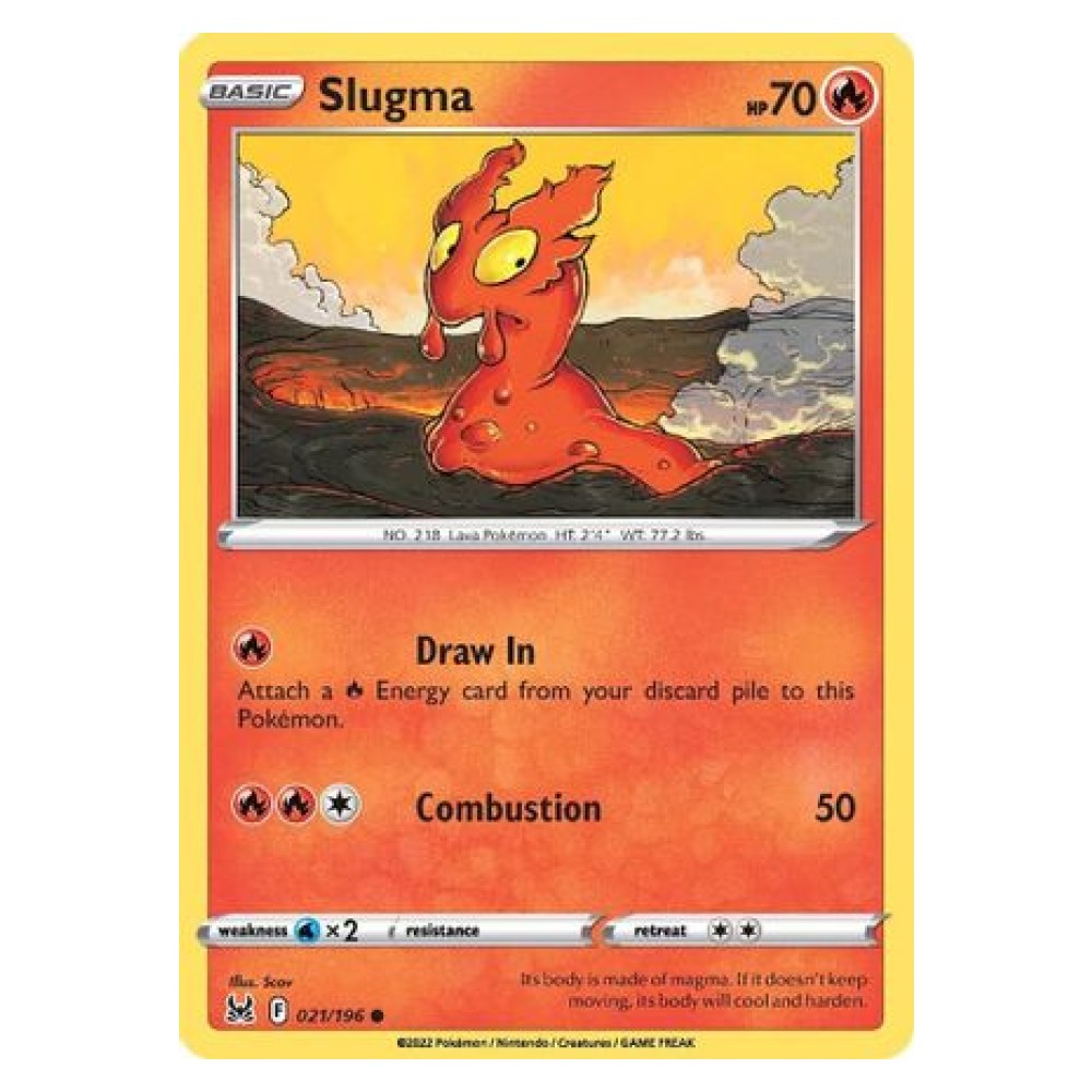 Slugma - 021/196 Slugma [Draw In | Combustion] - 021/196
