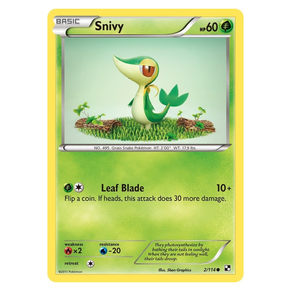 Snivy - 2/114 Snivy [Leaf Blade] - 2/114