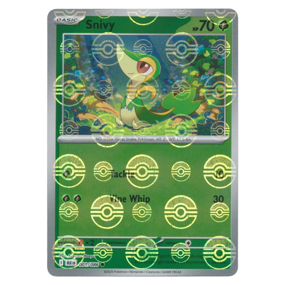 Snivy - Poké Ball Reverse Holo | 001/086 