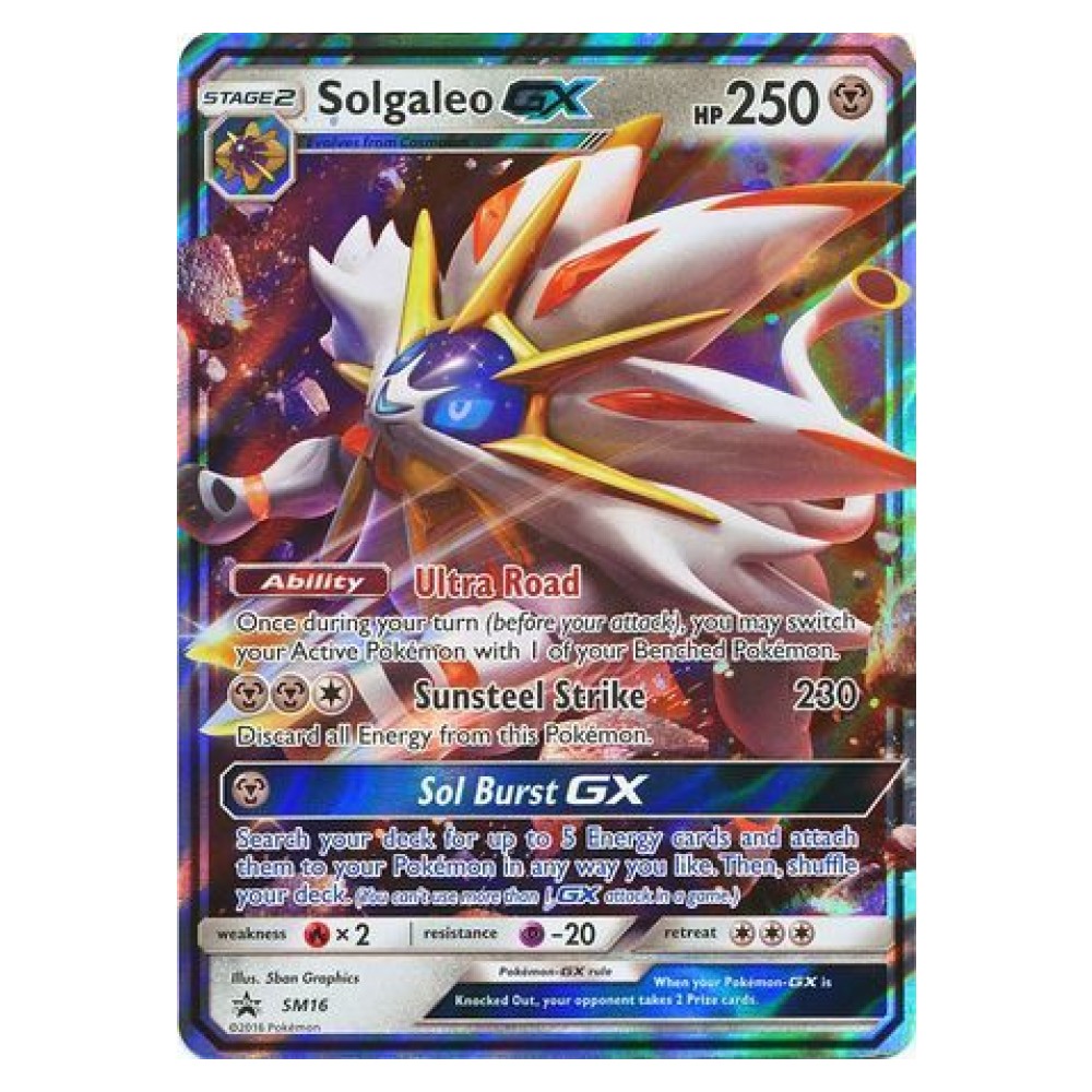 Solgaleo GX - Holo Promo SM16 SolgaleoGX - Holo Promo SM16