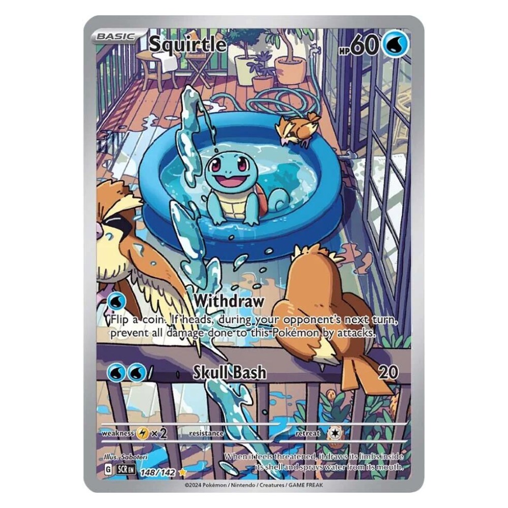 Squirtle - Illustration Rare | 148/142 Squirtle [Bolla | Ritirata] - Illustration Rare | 148/142