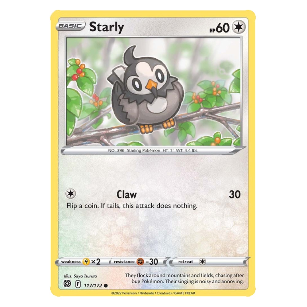 Starly - 117/172 Starly [Claw] - 117/172