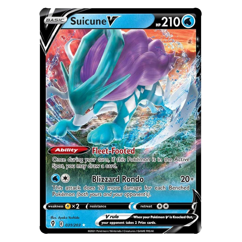 Suicune V - 031/203 Suicune V [Corsalesta | Borarondò] - 031/203