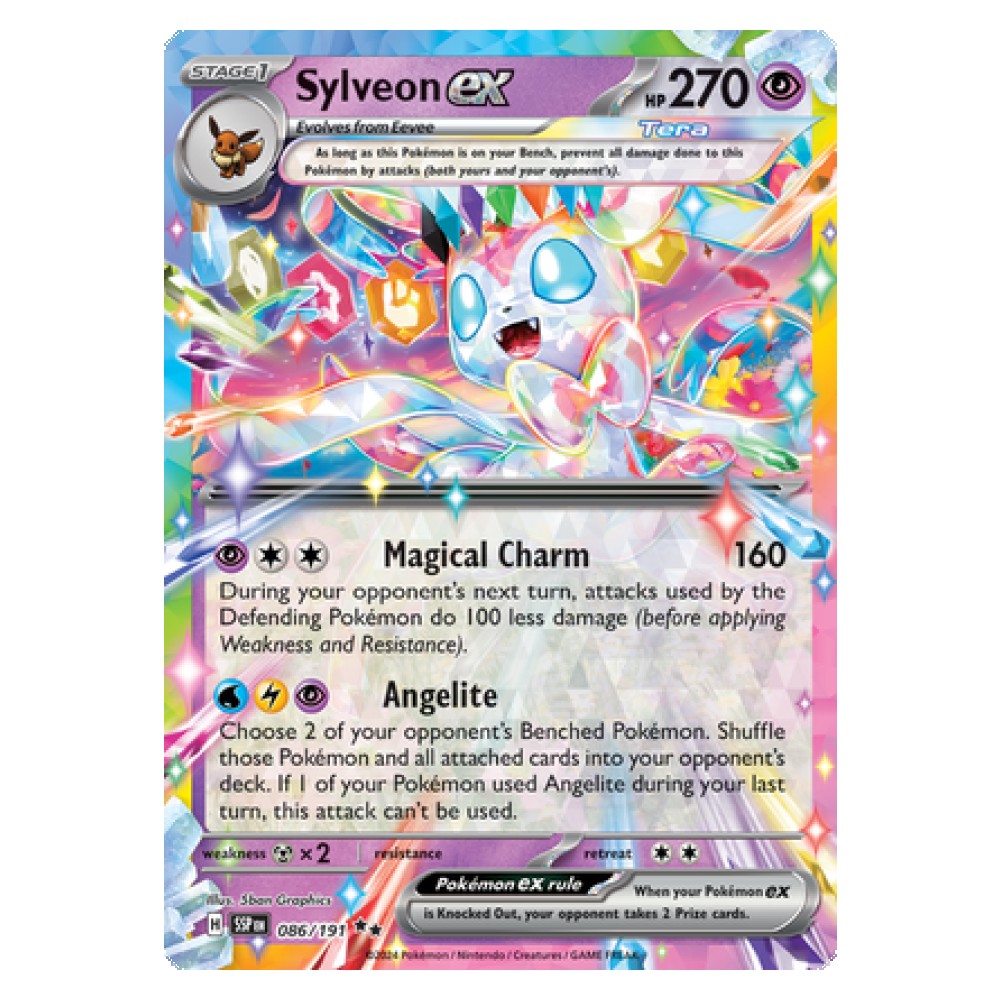 Sylveon ex - 086/191 Sylveon EX [Dress Up | Precious Ribbon] - 086/191