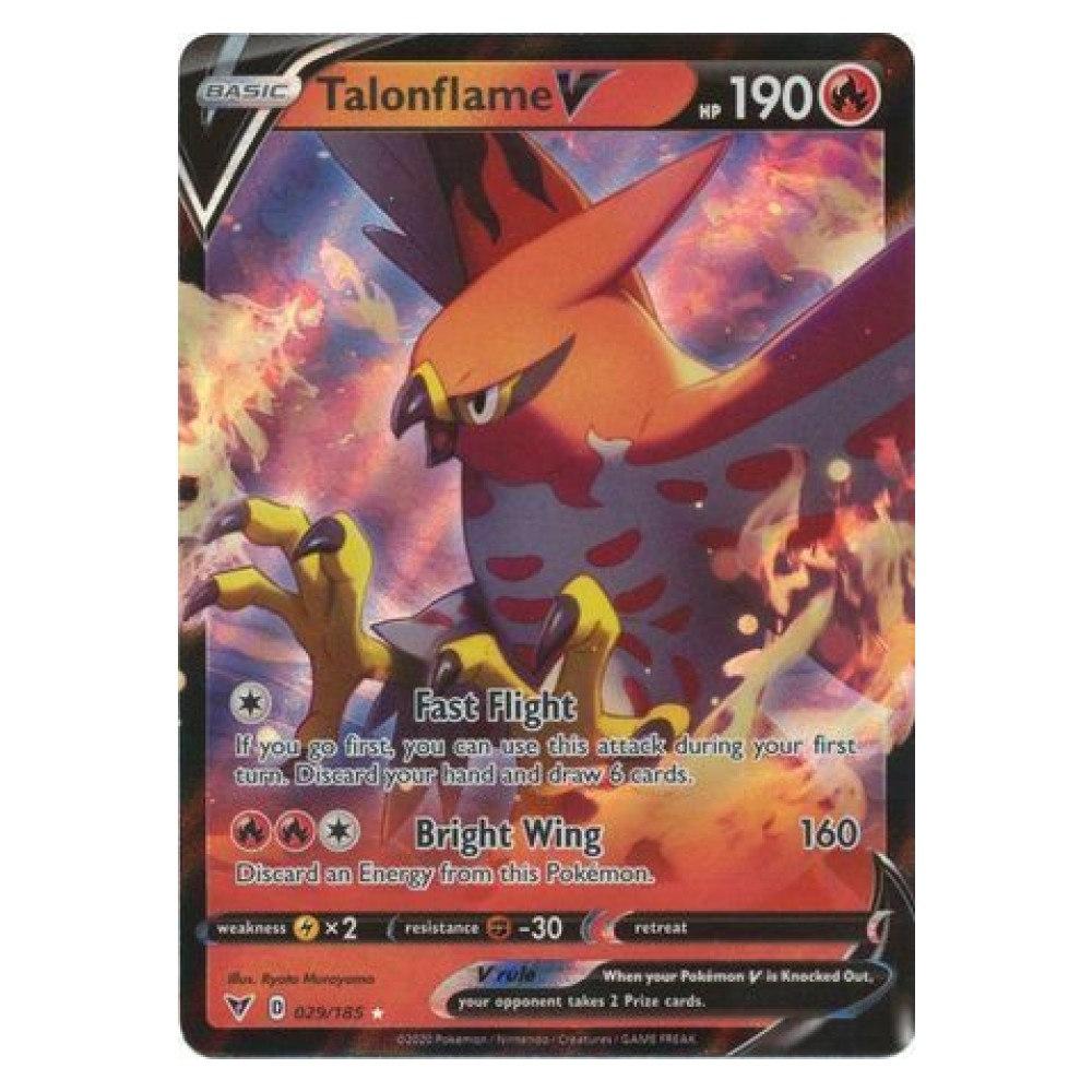 Talonflame V - 029/185 Talonflame V [Fast Flight | Bright Wing] - 029/185