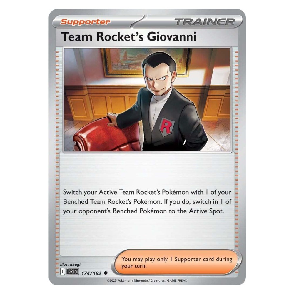 Team Rocket's Giovanni - 174/182 