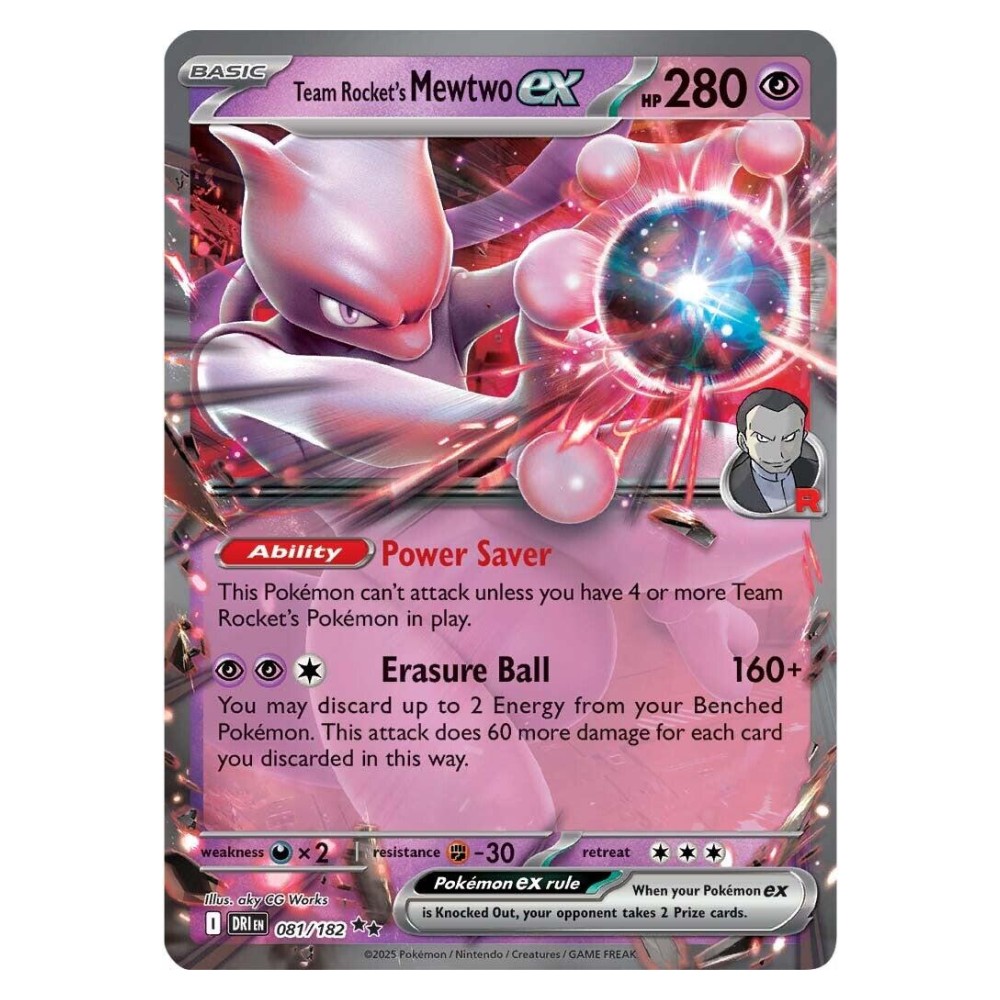 Team Rocket's Mewtwo ex - 081/182   Mewtwo ex del Team Rocket - 081/182  