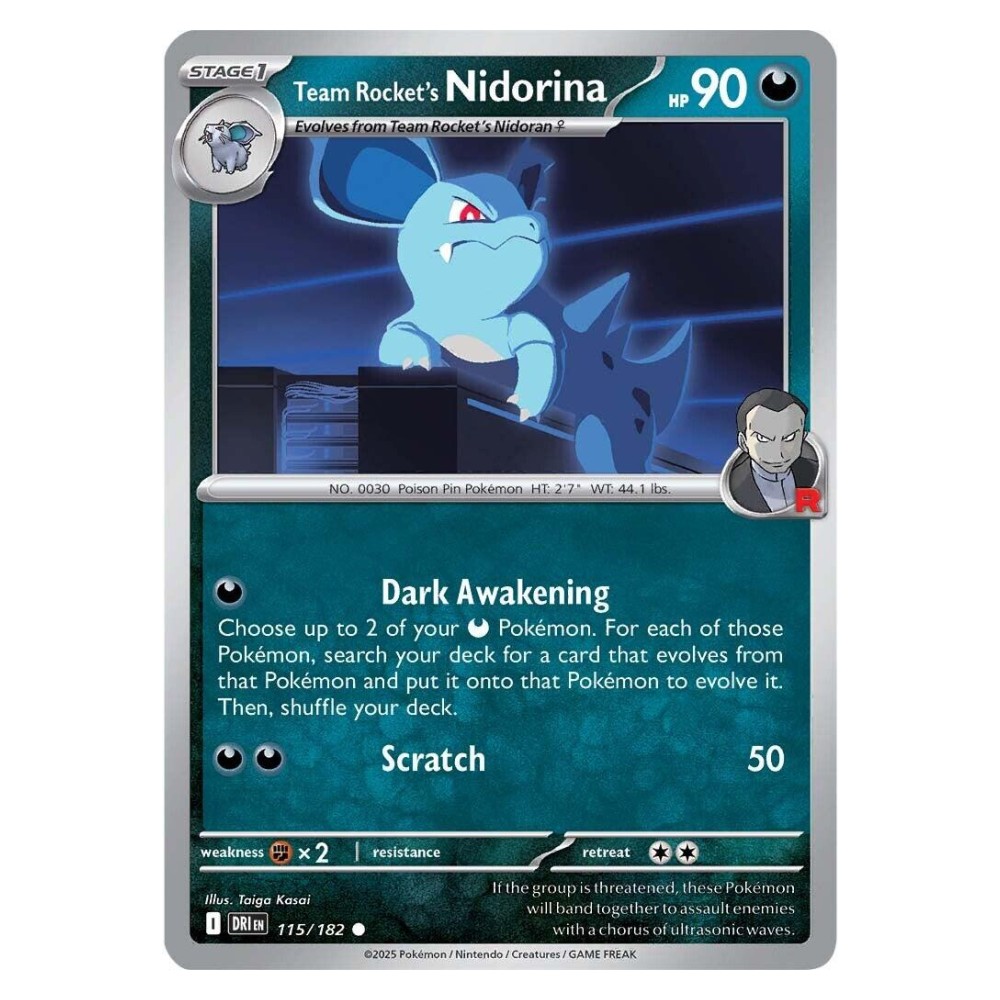 Team Rocket's Nidorina - 115/182   Nidorina del Team Rocket - 115/182  