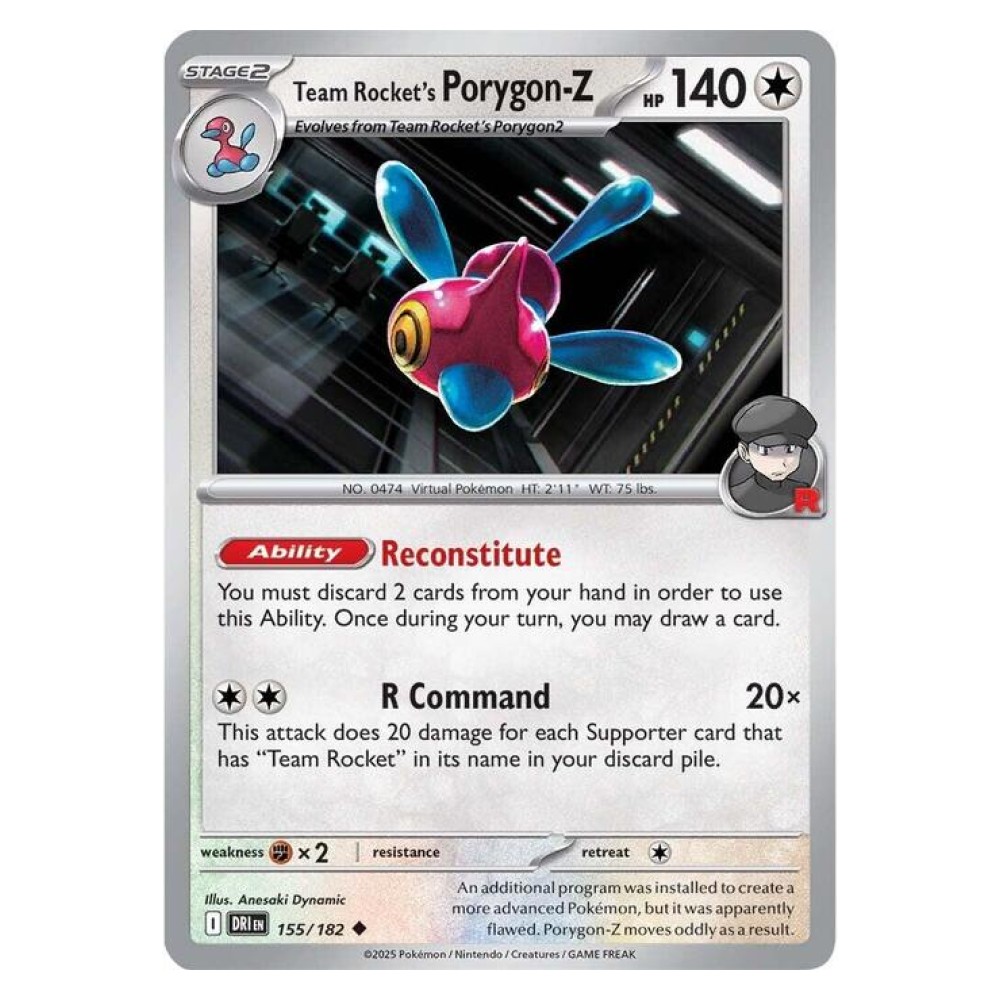 Team Rocket's Porygon-Z - 155/182 Porygon-Z del Team Rocket - 155/182