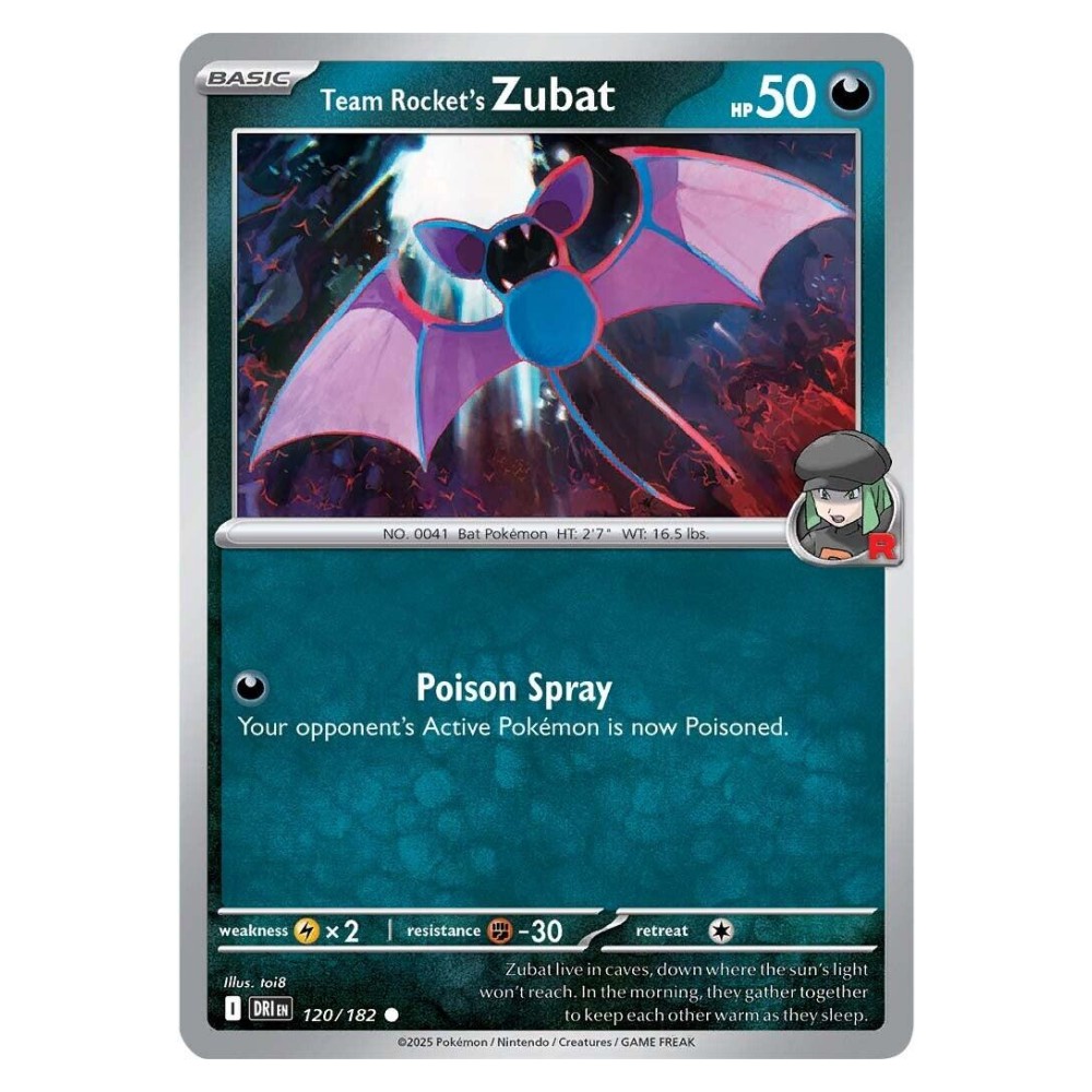 Team Rocket's Zubat - 120/182   Zubat del Team Rocket - 120/182  