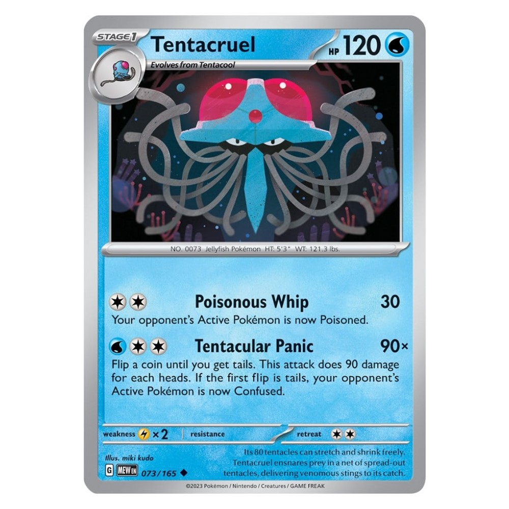 Tentacruel - 073/165 Tentacruel [Poison Sting] - 073/165