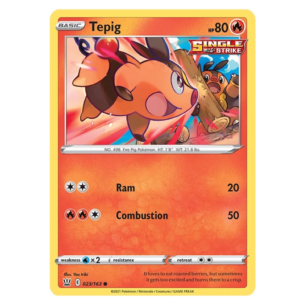 Tepig - 23/163 Tepig [Ram | Combustion] - 23/163