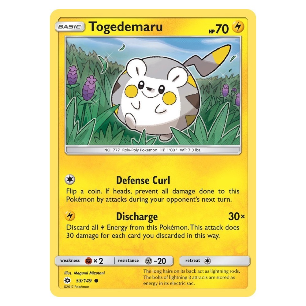 Togedemaru - 53/149 Togedemaru [Ricciolscudo | Scarica] - 53/149
