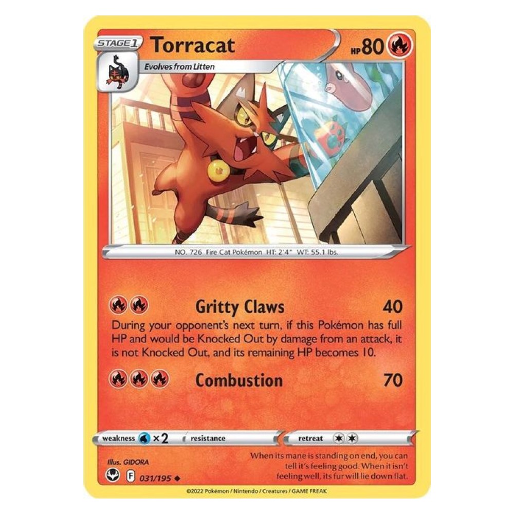 Torracat - 031/195 Torracat [Gritty Claws | Combustion] - 031/195
