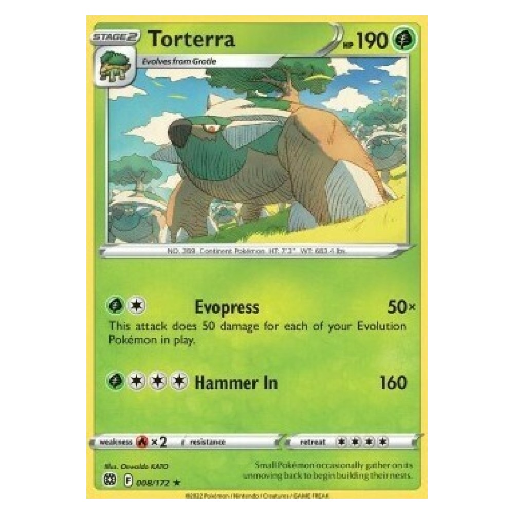 Torterra - 008/172 Torterra [Evopress | Hammer In] - 008/172
