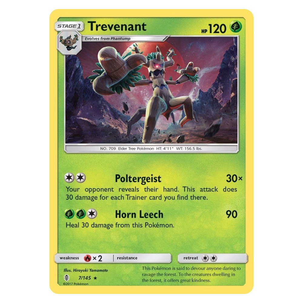 Trevenant - 7/145 Trevenant [Poltergeist | Horn Leech] - 7/145