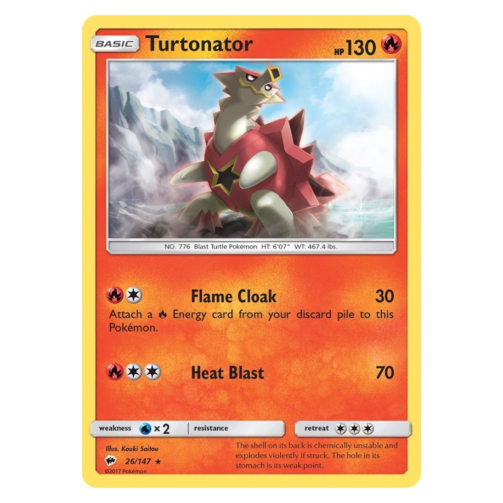 Turtonator - 26/147 Turtonator [Flame Cloak | Heat Blast] - 26/147