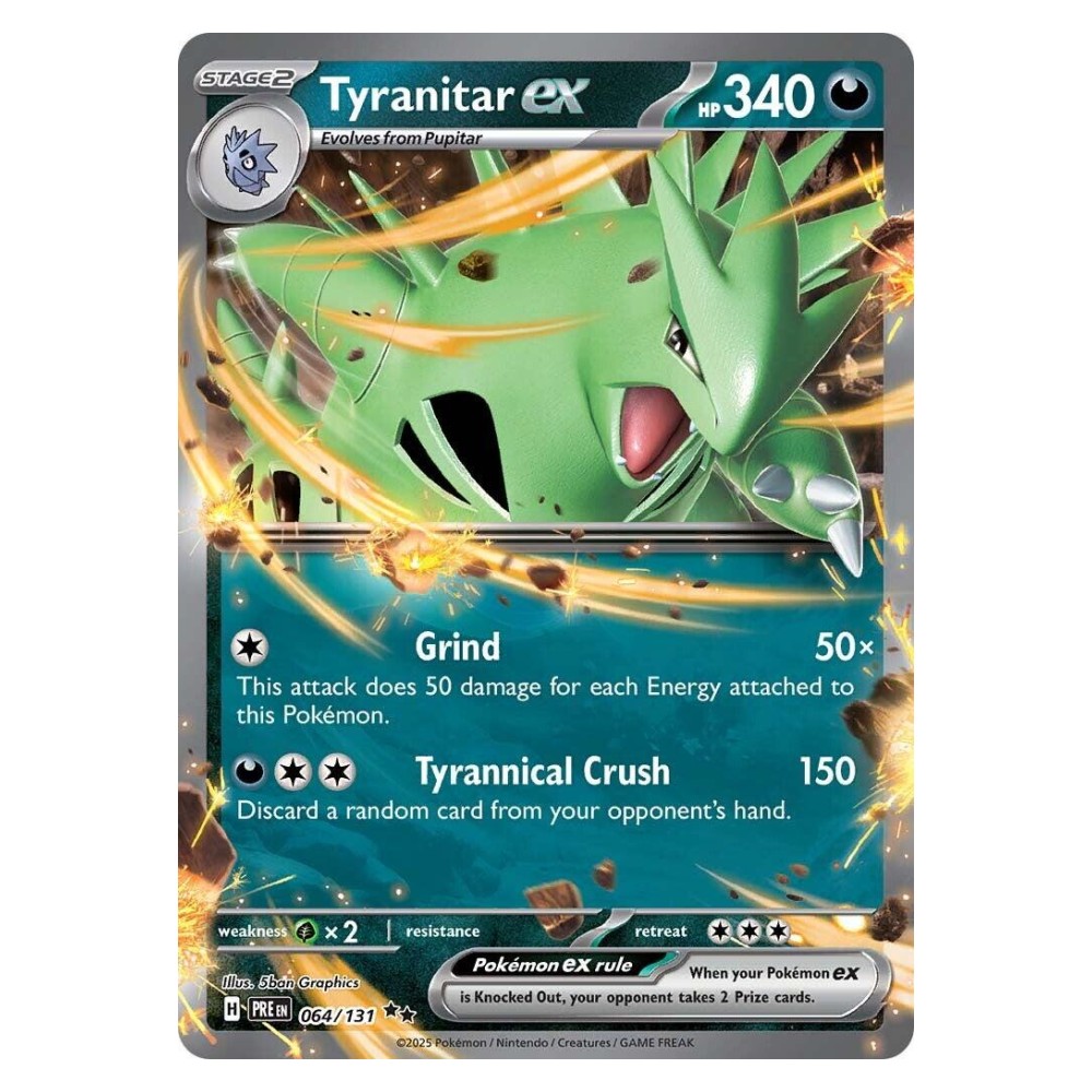 Tyranitar ex - Ultra Rare | 064/131 