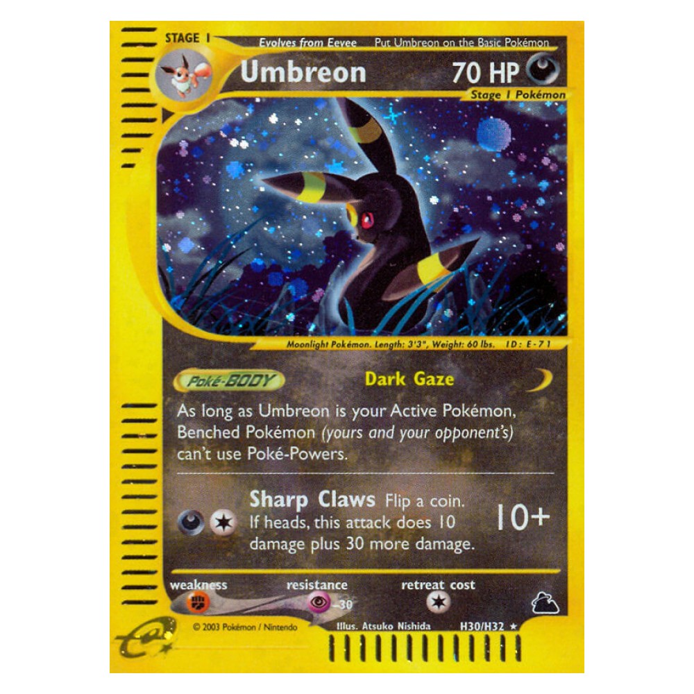 Umbreon - Holo Rare H30/H32 