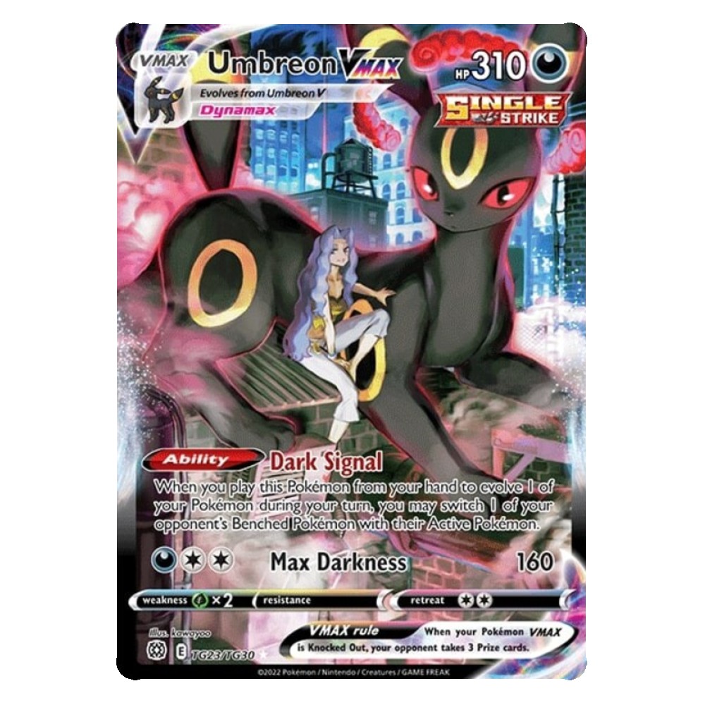 Umbreon VMAX - Secret Rare TG23/TG30 Umbreon VMAX [Segnale Oscuro | Dynatenebre] - Secret Rare TG23/TG30