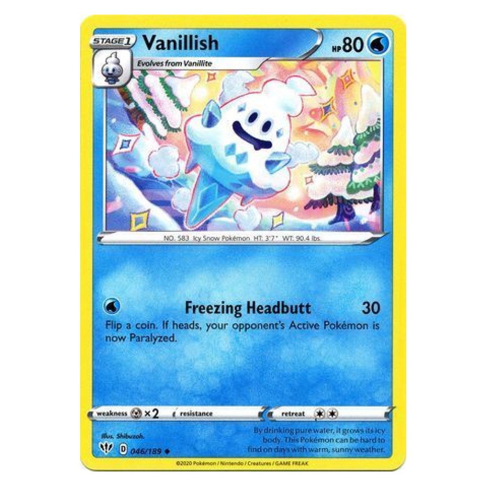 Vanillish - 046/189 Vanillish [Freezing Headbutt] - 046/189