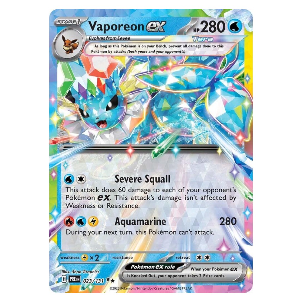 Vaporeon ex - Ultra Rare | 023/131 
