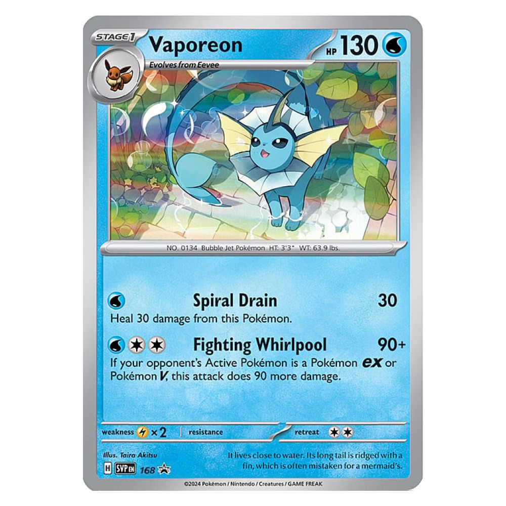 Vaporeon - SVP 168 