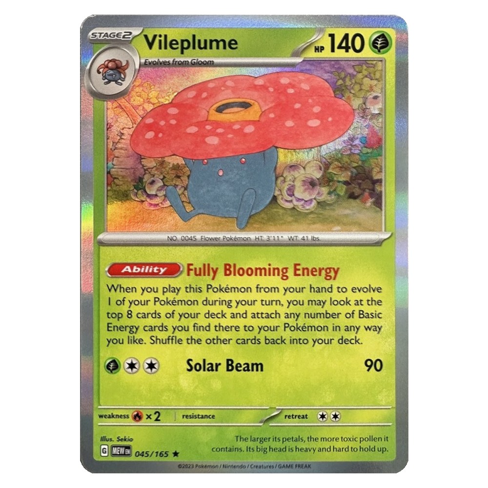 Vileplume - Holo Rare | 045/165 