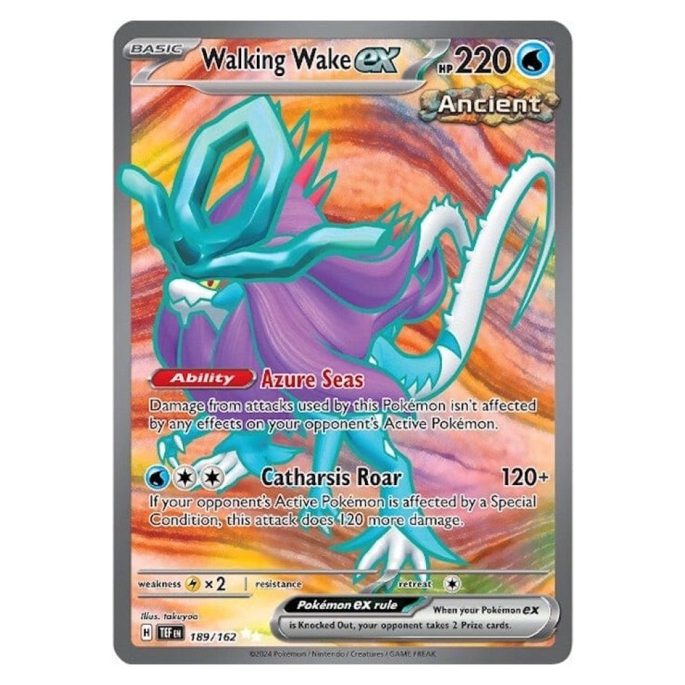 Walking Wake ex - Full-Art 189/162 Acquecrespe ex - Full-Art 189/162