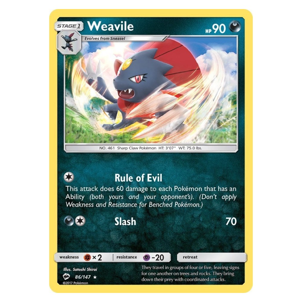 Weavile - 86/147 