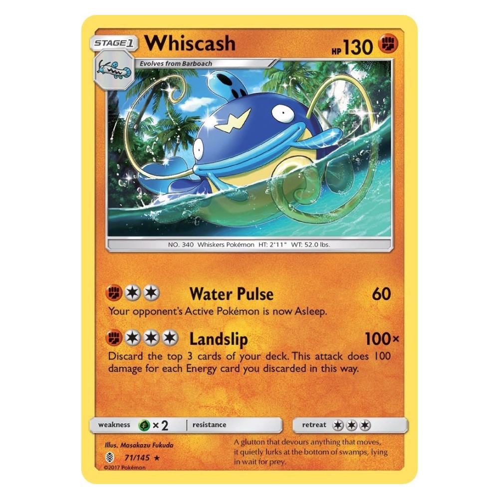 Whiscash - 71/145 Whiscash [Water Pulse | Landslip] - 71/145