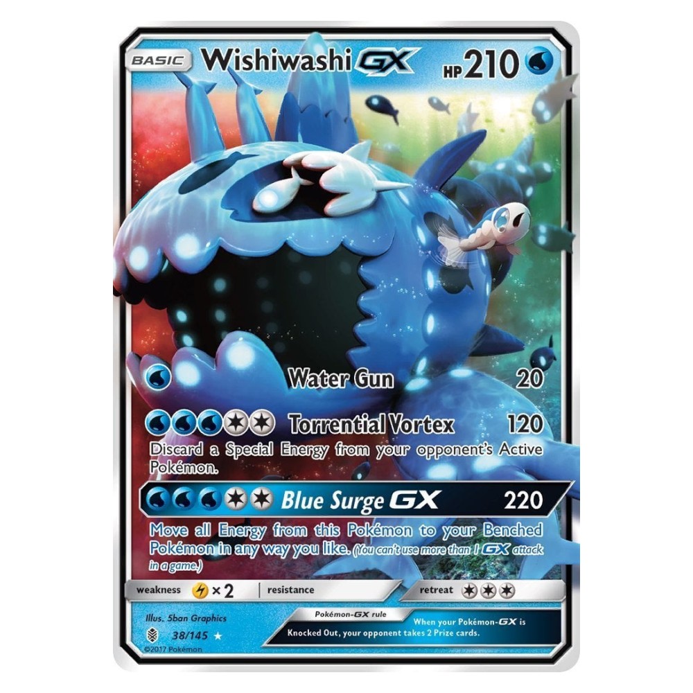 Wishiwashi GX - Holo Rare 38/145 