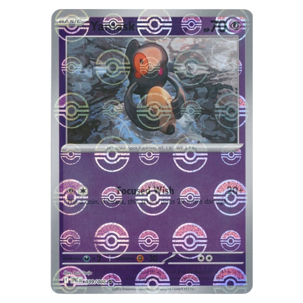Yamask - Poké Ball Reverse Holo | 039/086 