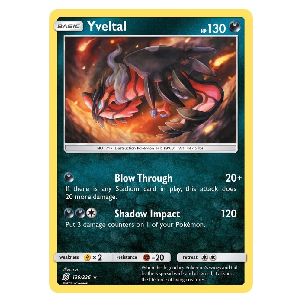 Yveltal - Holo Rare 139/236 