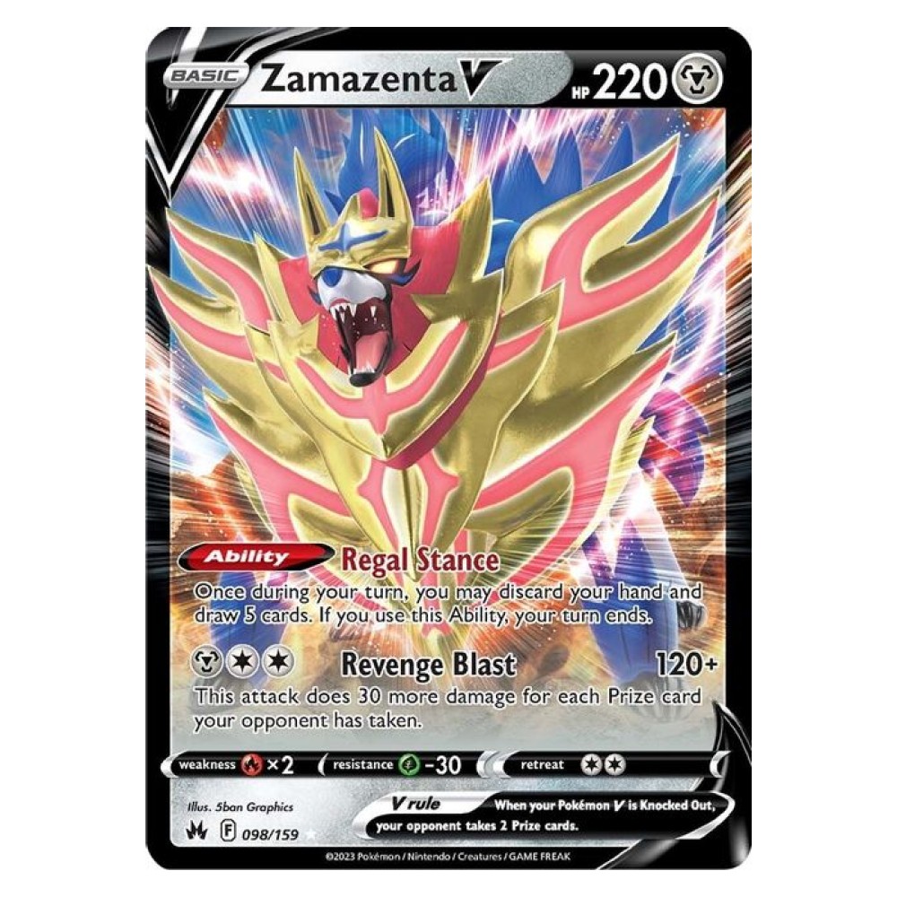 Zamazenta V - Ultra Rare 098/159 