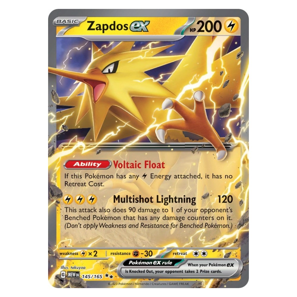 Zapdos ex - 145/165