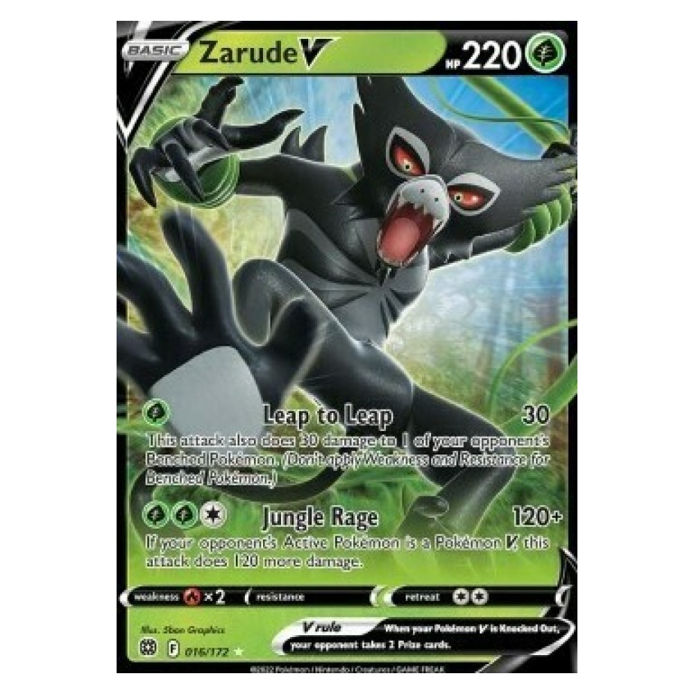 Zarude V - Ultra-Rare 016/172 