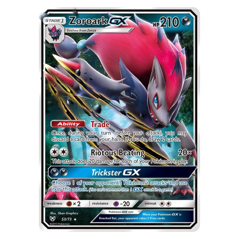 Zoroark GX - Holo Rare 53/73 