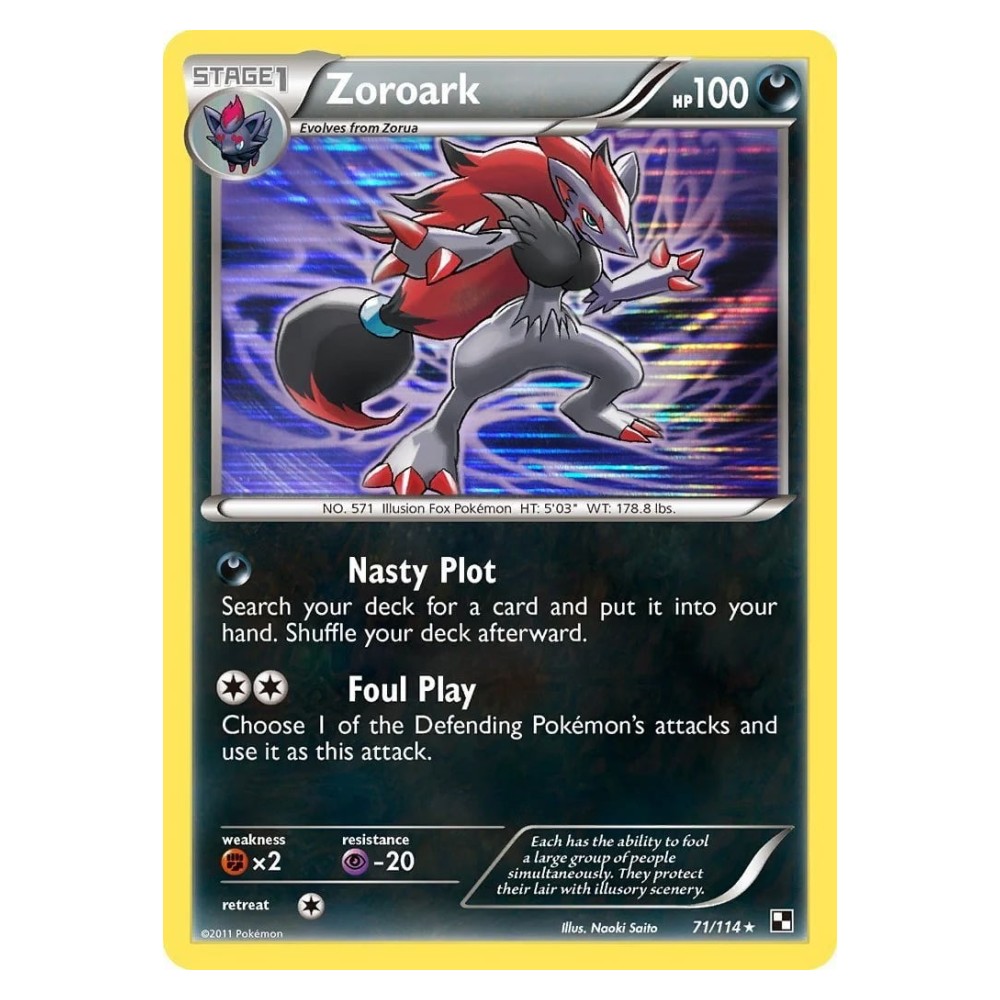 Zoroark - Holo Rare 71/114 