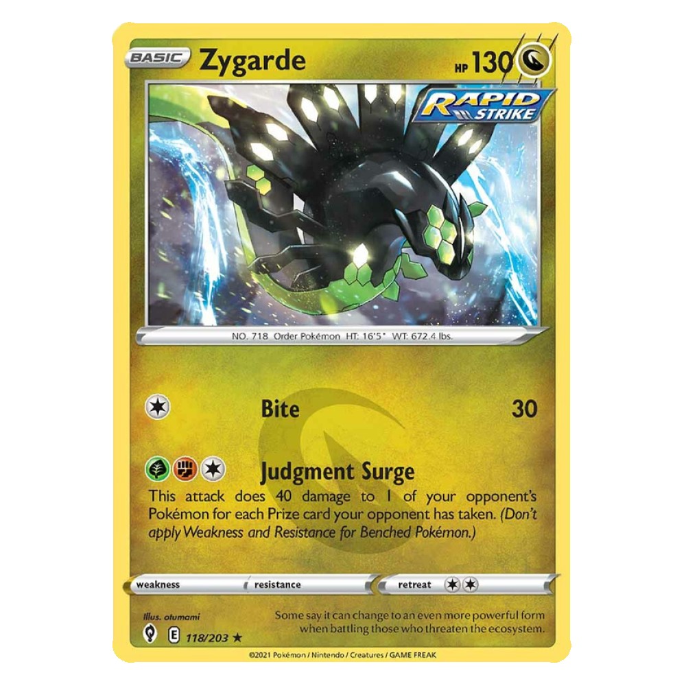 Zygarde - Holo Rare 118/203 