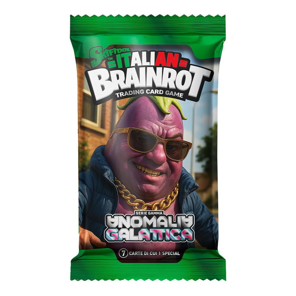 Skifidol Italian Brainrot Anomalia Galattica Bustina 7 Carte ITA