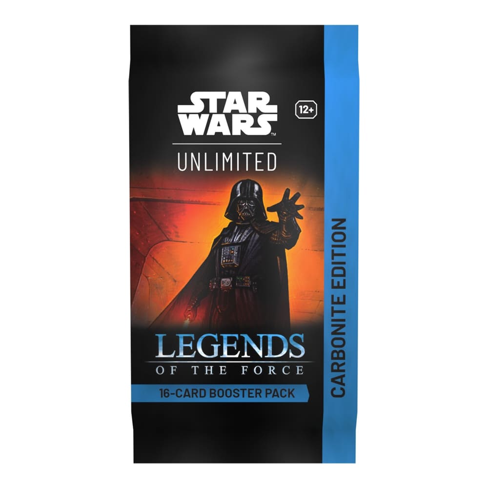 Star Wars Unlimited Legends of the force Carbonite Booster Box 12 bustine versione Inglese