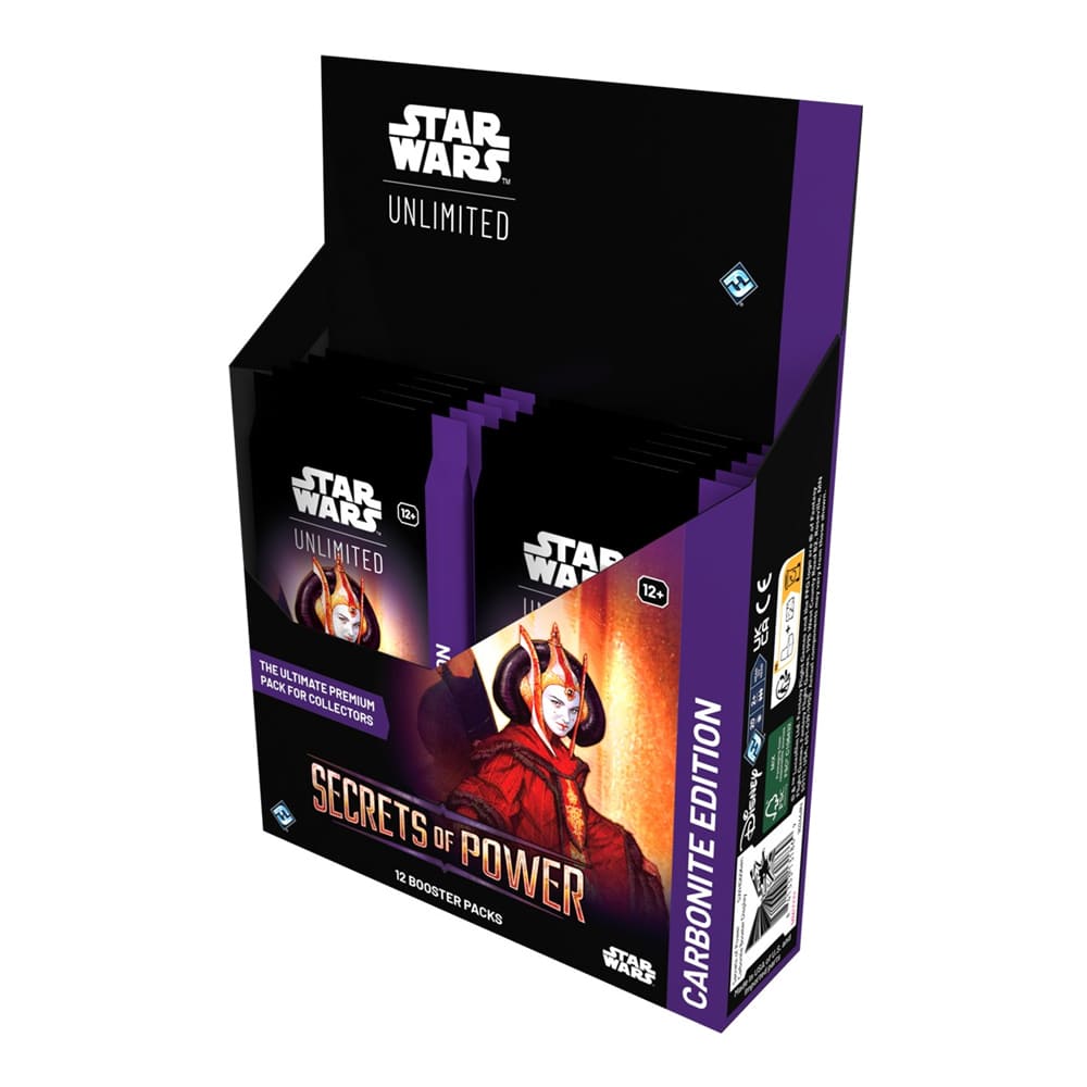 Star Wars Unlimited Secrets of Power Carbonite Booster Box 12 bustine versione Inglese