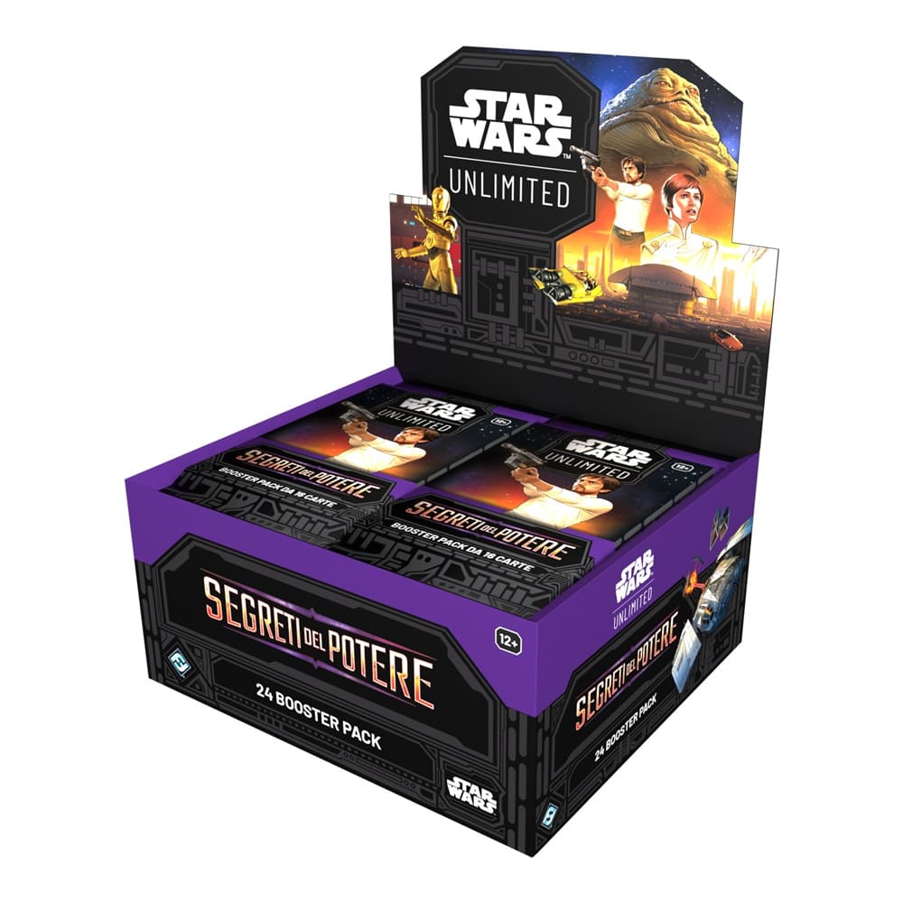 Star Wars Unlimited Secrets of Power Booster Box 24 bustine versione Inglese
