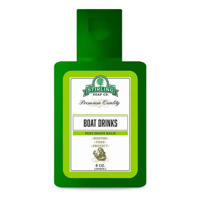 Stirling Soap Company aftershave balm boat drinks 118ml